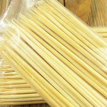 

500pcs 25cmx2mm BBQ bamboo stick tornado potato bamboo sticks Disposable Skewers Kitchen Supplies Roasting Tools Candy stickers