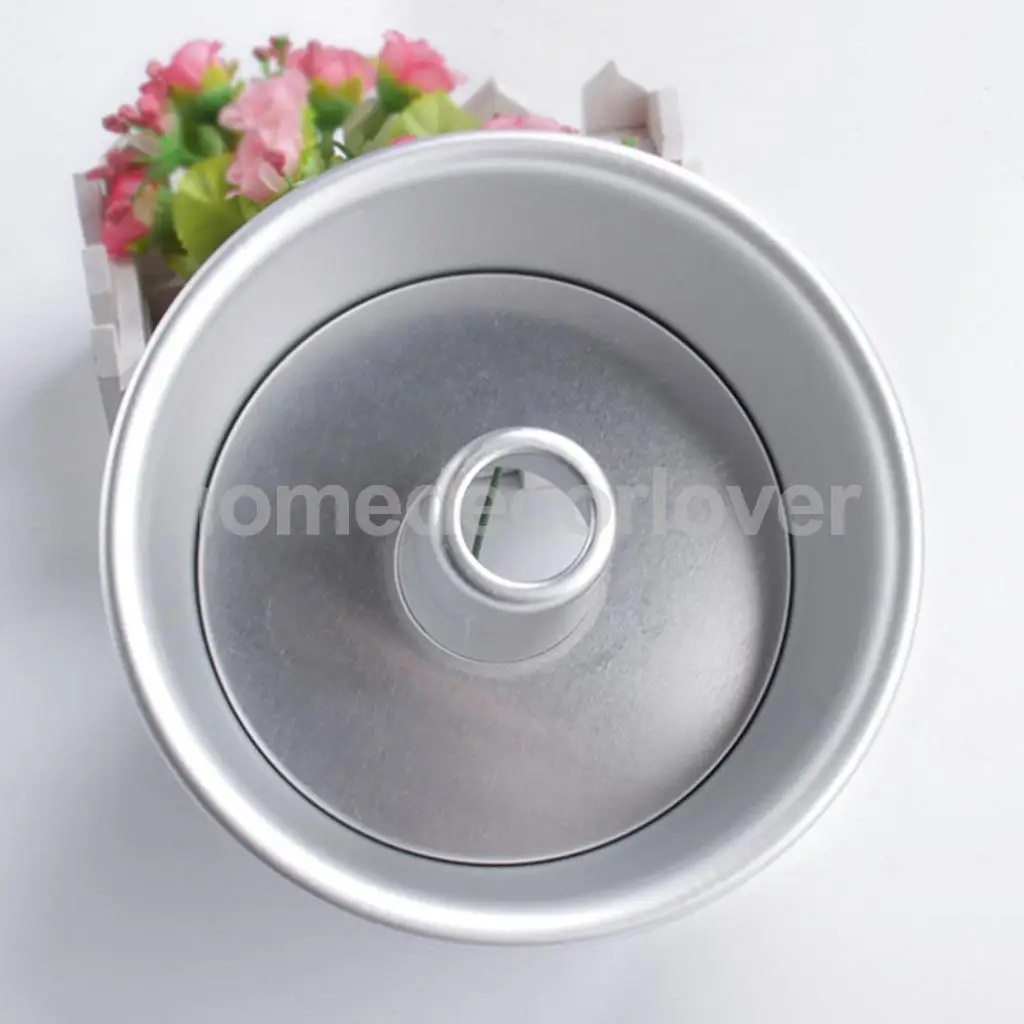 Alloy Round Hollow Chiffon Cake Mold Angel Food Cake Pan Baking Mould 6 inch 8 inch