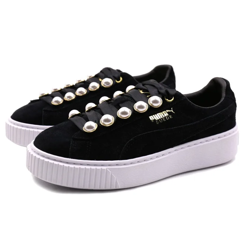 puma platform bling pearl sneakers