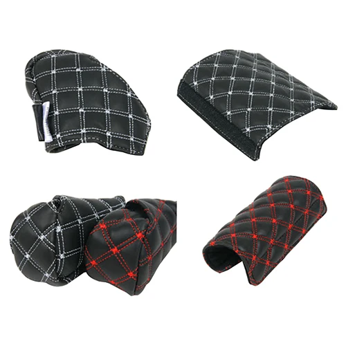 Hand Brake Cover Car Handbrake Grips Faux Leather Gear Shift Knob Cover Hand Brake Cover Sleeve 2 in 1 handbrake Interior Accessories