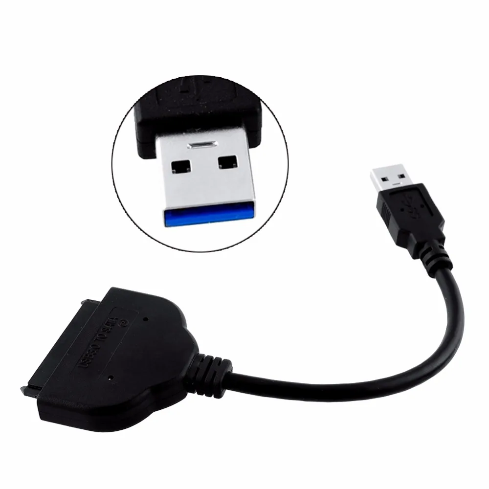 KUYiA Sata محول كابل USB 3.0 إلى Sata محول 2.5 3.5 بوصة سوبر سرعة القرص الصلب ل HDD SSD USB 3.0 إلى Sata كابل