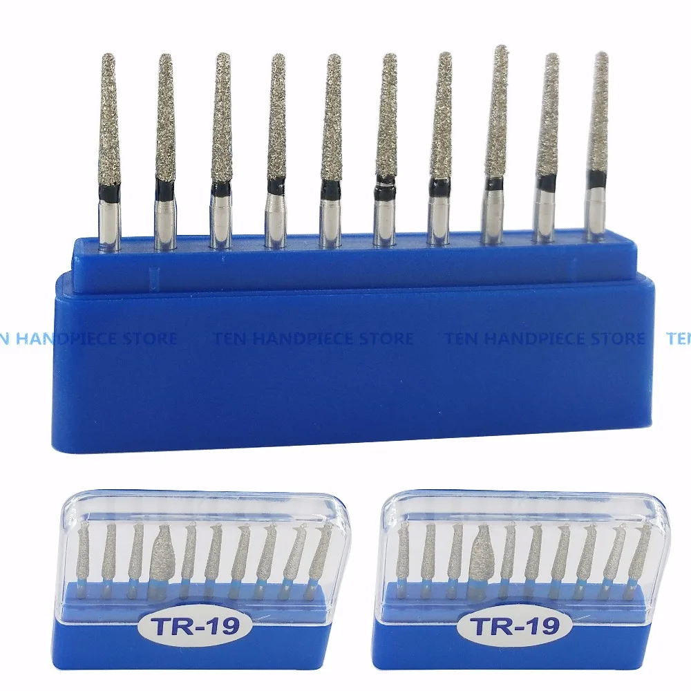 

2018 good quality 100PCS dental laboratory dental equipment material dental diamond burs FG burs