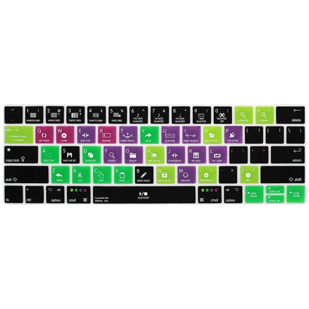 Laptop Keyboard Cover Logic Pro X Hot Shortcut key Keyboard Cover Skin
