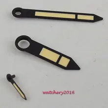 Parnis черный край оранжевые стрелки часов подходят 6497 6498 ST3600 3620 ручной Ветер движение