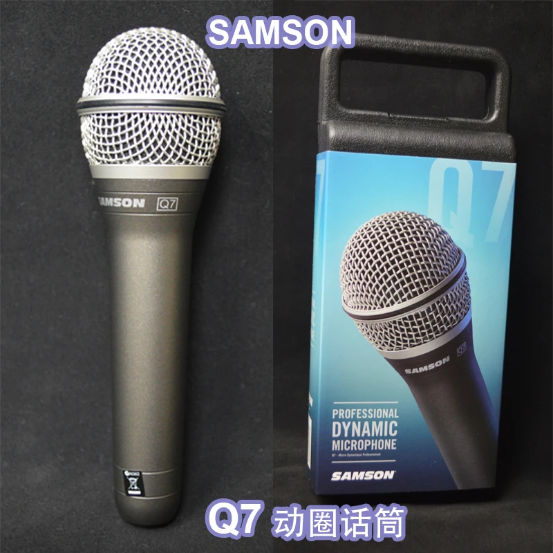 

Samson Q7 Handheld Dynamic Microphone for Karaoke, live concert High Quality