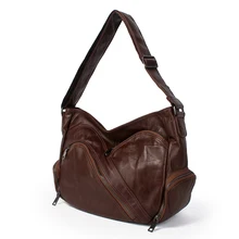 Новинка года натуральная кожа большая женская сумка кофейная женская сумка через плечо летняя обувь для девочек сумки на плечо сумка из воловьей кожи