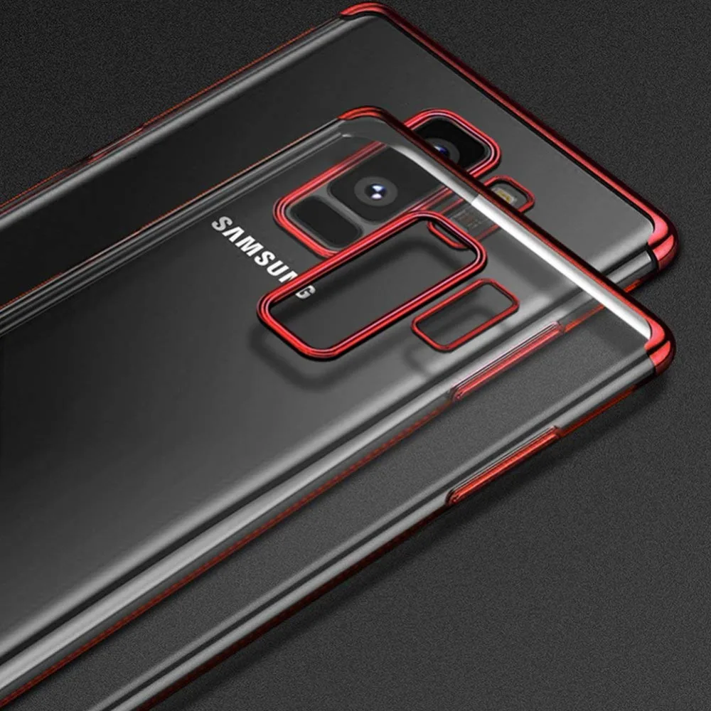 Portefeuille For Samsung Galaxy S9 Plus Case S8 Note 8 9 A3 A5 A7 2017 2018 A6 J3 J5 J7 S9plus TPU Rubber Cover Plating Frame (9)