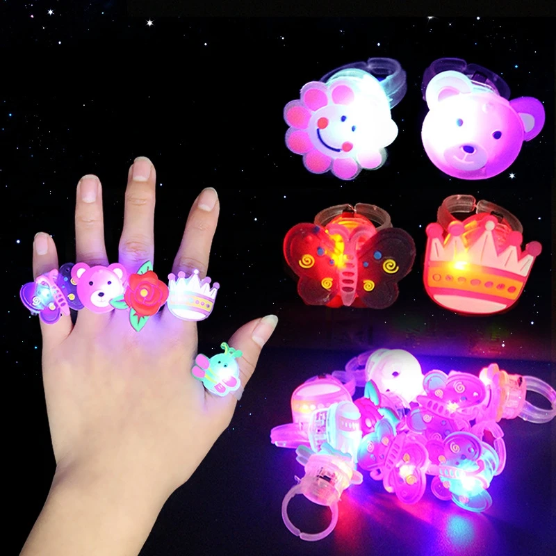 25pcs / lot LED Children's Toys Festive Event Party Supplies Flash Soft