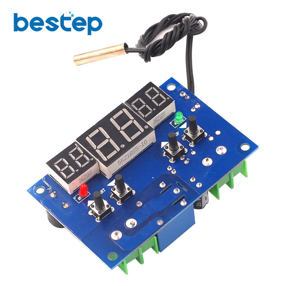 W1401 DC12V LED Digital Display Thermostat Intelligent Temperature Controller Thermometer Control With NTC Sensor DC 12V Module W1401 DC12V LED Digital Display Thermostat Intelligent Temperature Controller Thermometer Control With NTC Sensor DC 12V Module