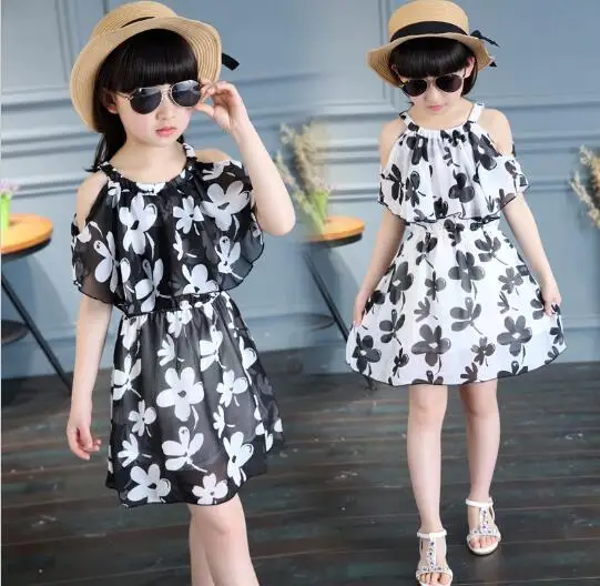 Kid girl casual dresses 2016