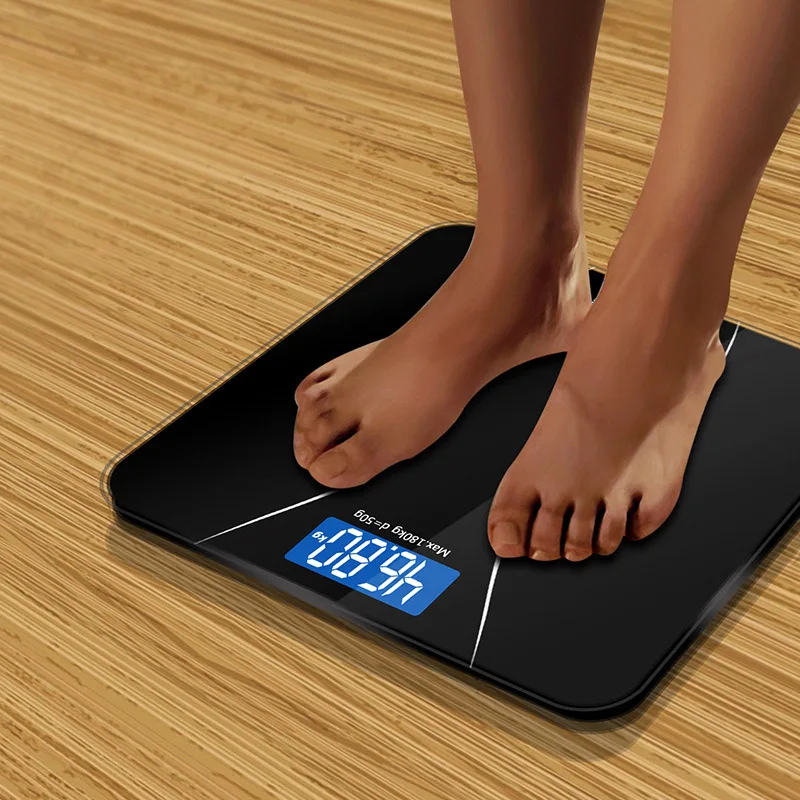 High Electronic Glass Body Scale Digital Weight Balance LCD Display Smart Household 180KG/50G UEJ High Electronic Glass Body Scale Digital Weight Balance LCD Display Smart Household 180KG/50G UEJ