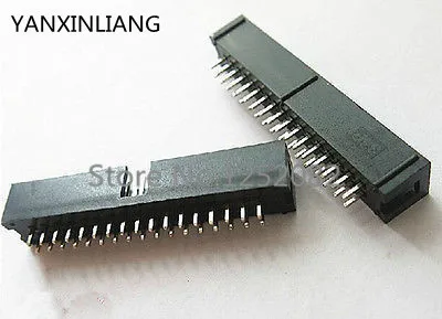 10 шт. 2 54 мм 2x17 DC3 34-контактный прямой Штекерный корпус PCB IDC разъем | Обустройство