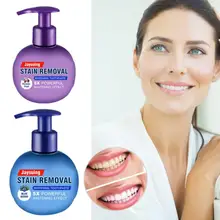 220 г пищевая Сода зубная паста для ухода за полостью рта Отбеливание зубов Чистка гигиены Страсть фрукты/черника зубная паста