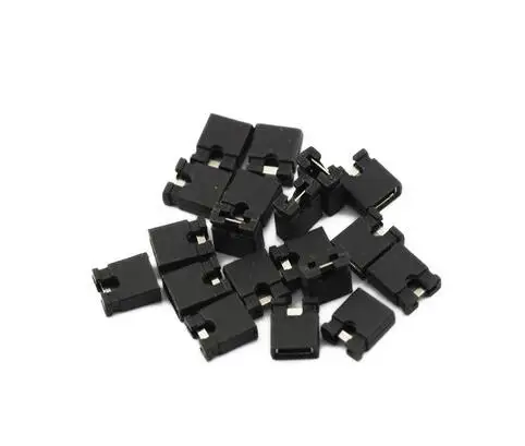 

100PCS Pitch 2.0mm Pin Header Shorting Cap Jumper Cap Short Block Black