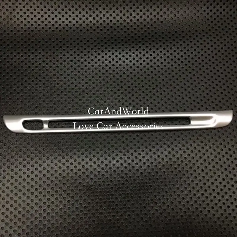 

CD Control Panel Frame Cover For Mazda CX-5 CX5 2017 2018 Interior Switch Button Trims CX 5 ABS Chrome Car-styling Accessories