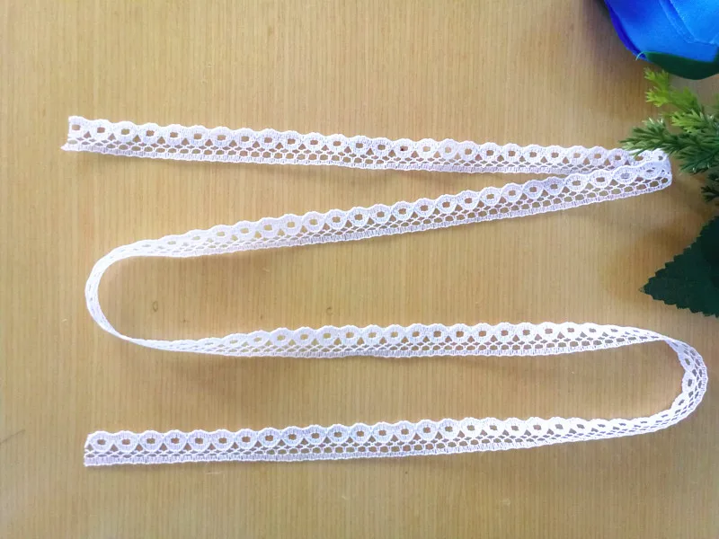white 12mm wide 5-10 ярдов абсолютно новое красивое белое кружево, поделки/свадьба/одежда/кружевная лента Подарочная упаковка(5 или 10 ярдов/рулон - Цвет: white 12mm wide