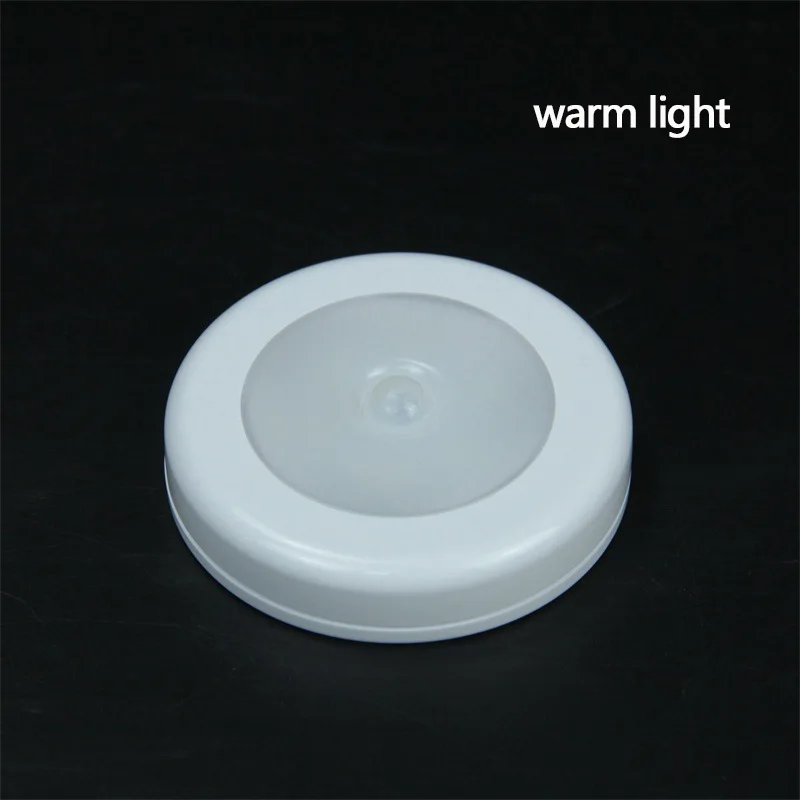 Светодиодный человеческого тела Индукционная лампа Автоматическая Индукционная ночник шкаф для коридора и Кабинета светодиодный датчик света - Испускаемый цвет: Тёплый белый