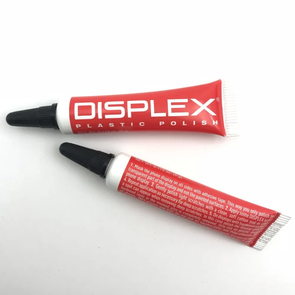 DISPLEX display Полирующий крем 5 г паста для ремонта царапин с 5 шт чистыми салфетками для мобильного телефона MP3 экран царапины ремонт