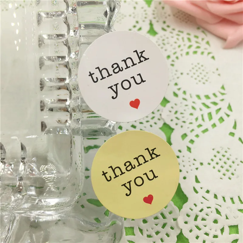 100Pcs New Listing Hot Sale Thank You Sticker Party Cake Gift Box Decoration DIY To Friends&ampFamily | Дом и сад