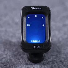 360 градусов Регулируемая гитара UKELELE Электрический тюнер