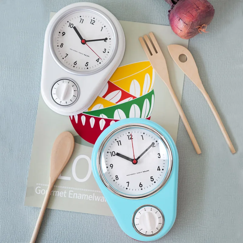 

Mini Kitchen Timers Household Bathroom Clocks Cutlery Utensil Furnishing Kitchenware Decoration Art Watch 2018 Fashion Style