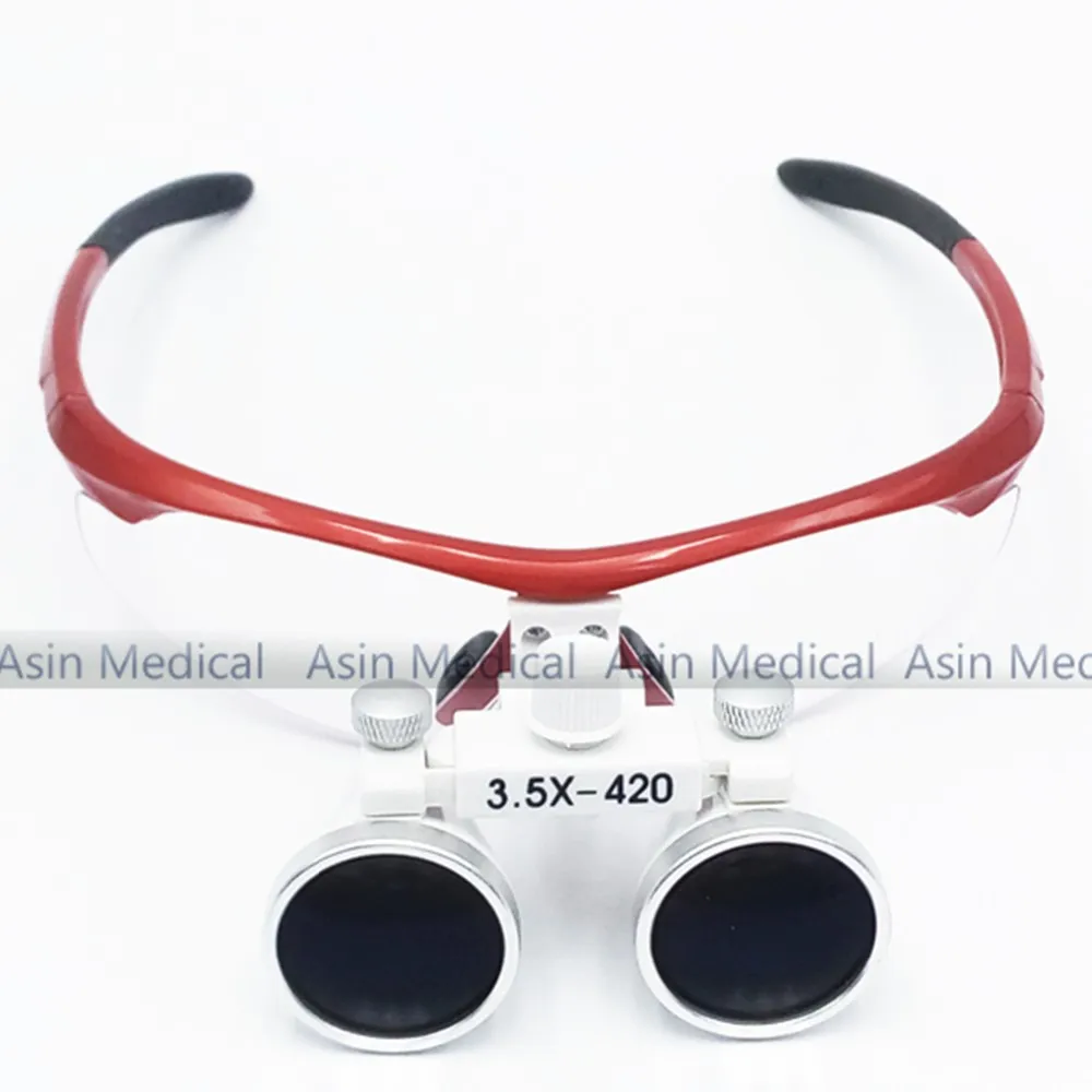 Высокое качество новинка Анти-туман Стоматологическая хирургическая медицинская бинокулярная лупа очки 3,5 x Лупа