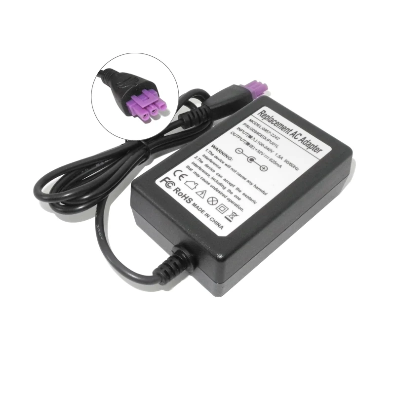 HP Officejet 4500 Wireless G510n Deskjet 6940 Printer AC Power Adapter Charger 32V 625MA 0957-2242 2289 2269 Power Supply image 3