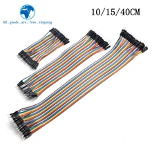 TZT Dupont Linie 10cm/15CM/40CM Männlich zu Männlich + Weiblich zu Männlich + Weiblich auf Buchse Jumper Wire Dupont Kabel für arduino DIY KIT
