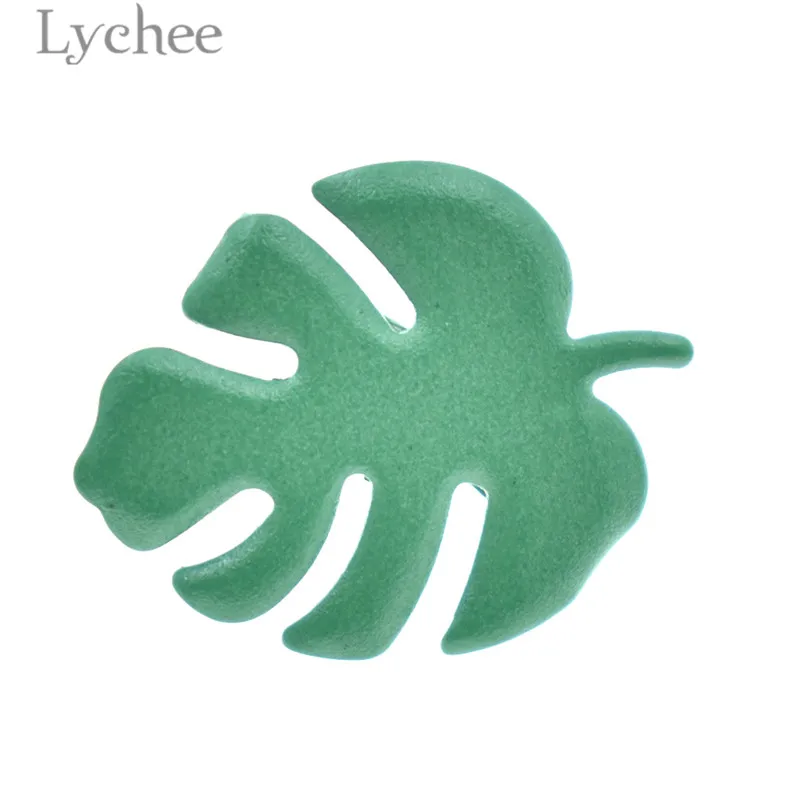 Lychee Life 50 шт. зеленые листья скрапбукинг брадсы фотоальбом ручной работы