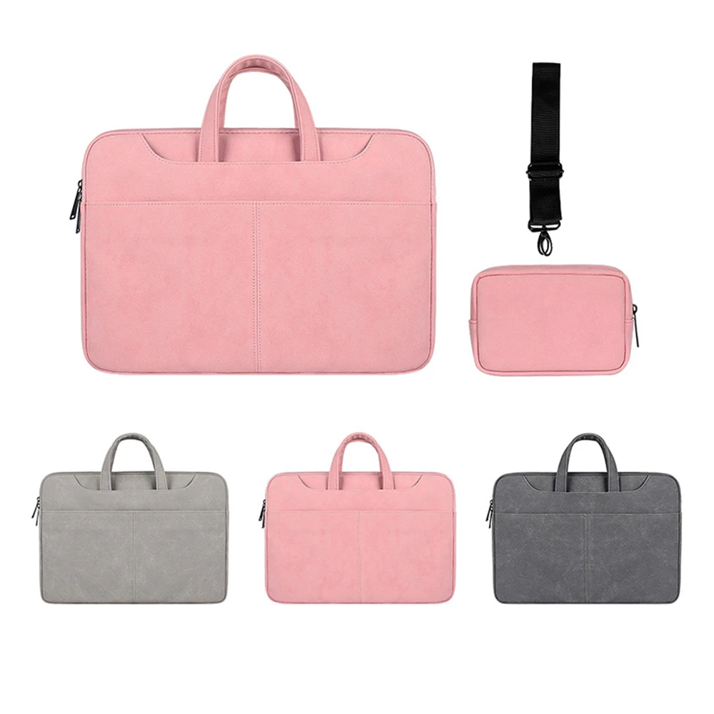 

Waterproof Laptop Bag Women for Macbook Air Pro 13.3 14.1 15.4 15.6 Laptop Notebook Shoulder Handbag Briefcase Cases