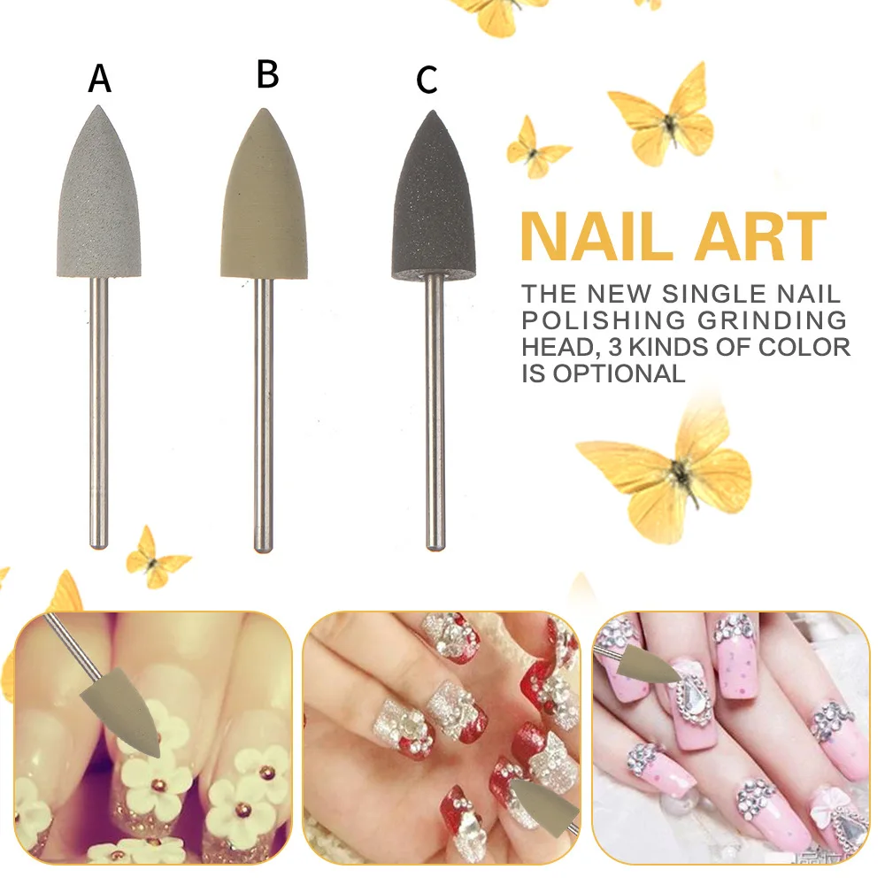 

Electric Manicure Nail File Rubber Nail Drill Bits Flexible Polisher Manicure Machine Nail Accessories Pedicure Milling Cutters