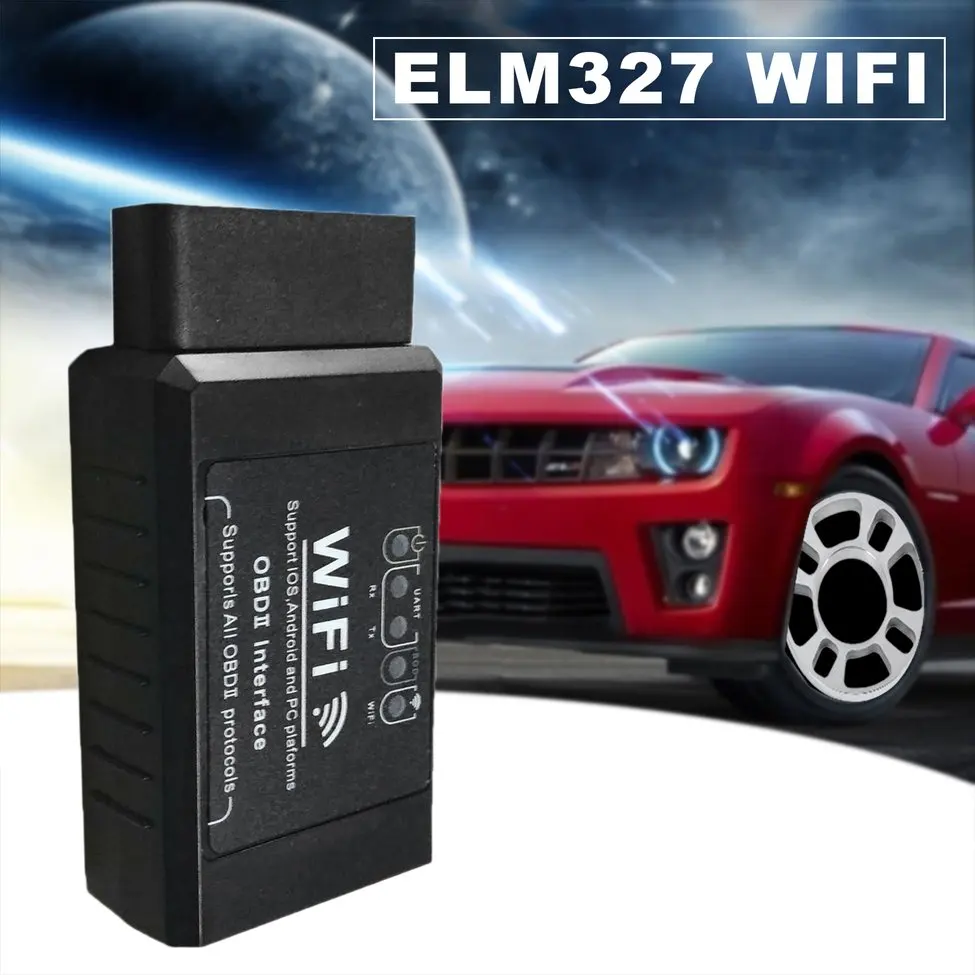 ELM327 беспроводной Wifi OBD2 OBDII сканер Авто для диагностики двигателя инструмент OBD2 считыватель кодов автомобиля сканирующий инструмент для iOS