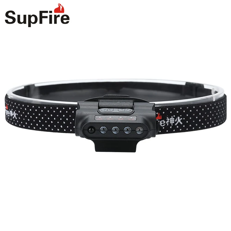 

Cap Lamp Headlamp Sensor Lampe Frontal Supfire HL10 Flashlight USB Linterna LED for Olight Sofirn Convoy Hat Clip Lamp S158
