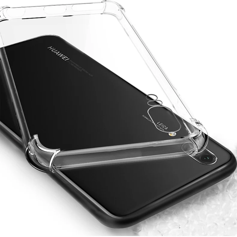 

Transparent Soft TPU Clear Silicone Case For Huawei P40 P30 P20 Pro P10 lite Mate 9 10 20 lite Nova 2 2i Honor V30 V 20 9X bag