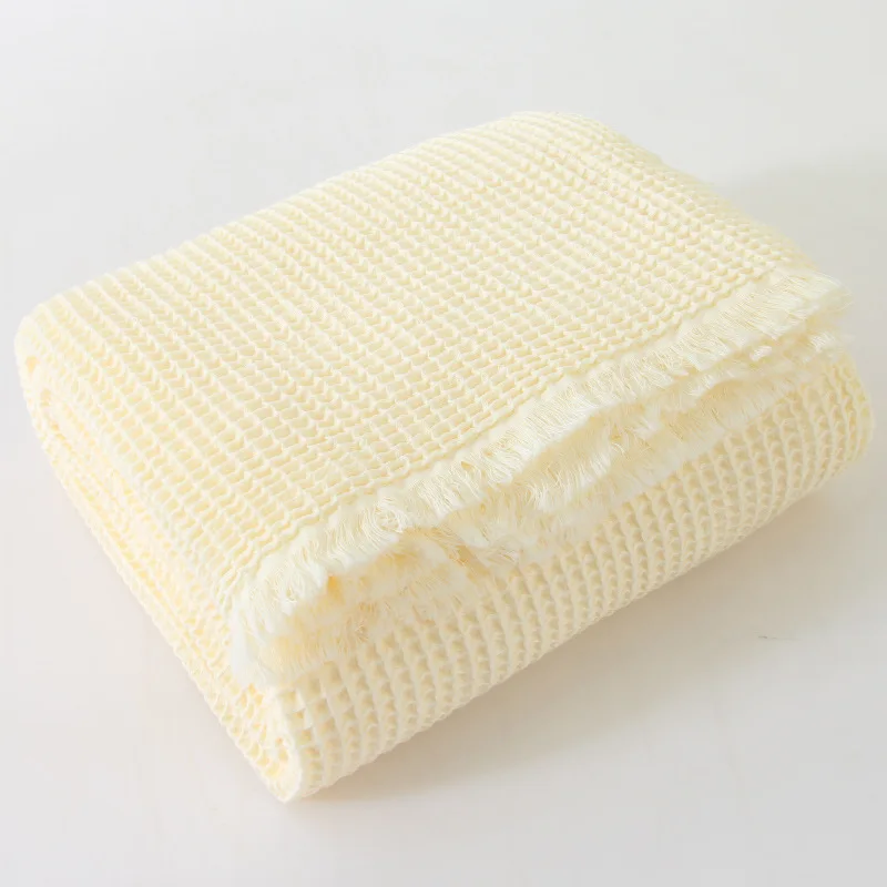 Пледы одеяло s хлопок вафельное плед одеяло Манта кондиционер постельное белье летнее одеяло на диван Чехлы cobertor koc narzuta