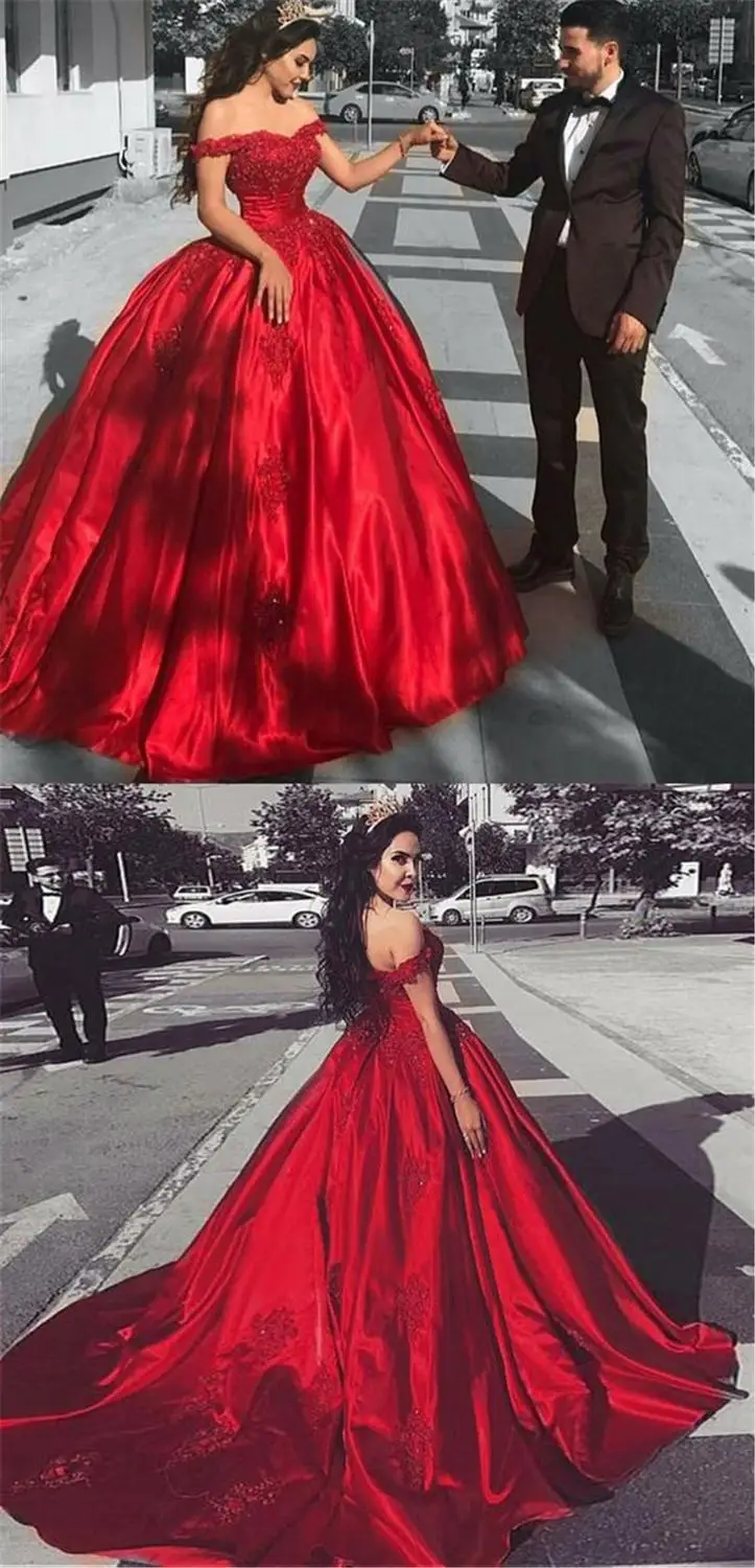 Винтажные аппликации вышивка с плеча атласные Бисероплетение vestidos de 15 anos quinceanera пышные платья