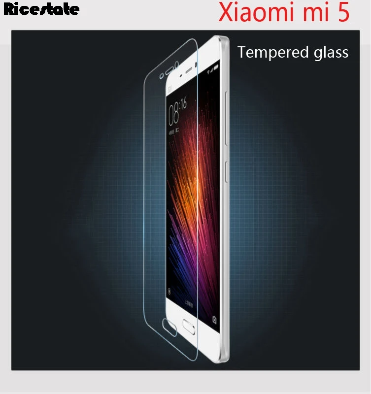 

For Xiaomi Mi 5 Mi5 crystal Tempered Glass Screen Protector cover film case