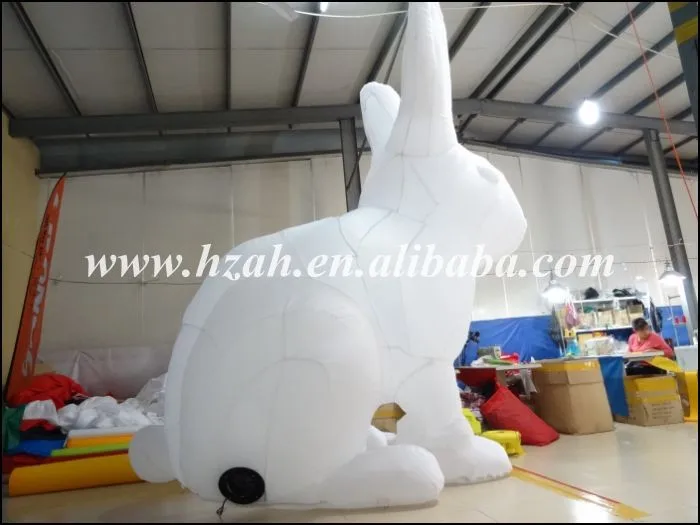 Гигантские Надувные Кролики надувной кролик с белым светом для рекламы украшения