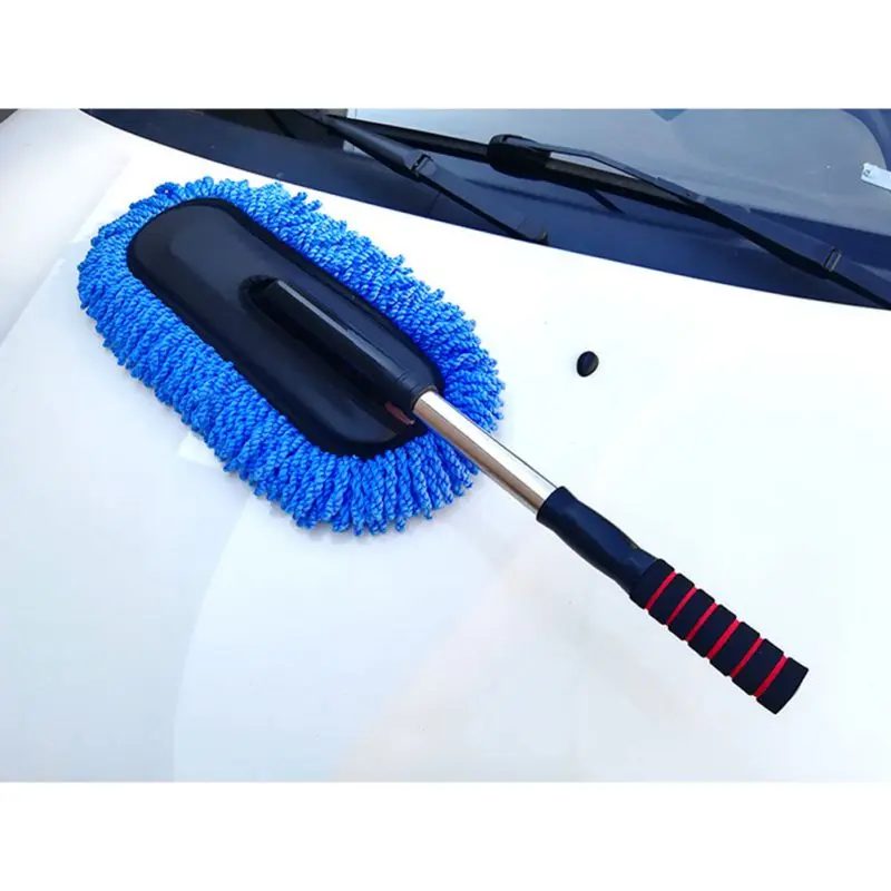 Полотенце из микрофибры для чистки машины Щетка авто окно Duster выдвижная щетка для чистки нержавеющей стали