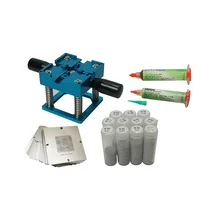 10pcs Directly Heat Universal Stencil 90mm BGA Reballing Station 0.2-0.76mm Sn63 Pb37 Leaded Solder Balls Flux BGA Repair Tools 10pcs Directly Heat Universal Stencil 90mm BGA Reballing Station 0.2-0.76mm Sn63 Pb37 Leaded Solder Balls Flux BGA Repair Tools