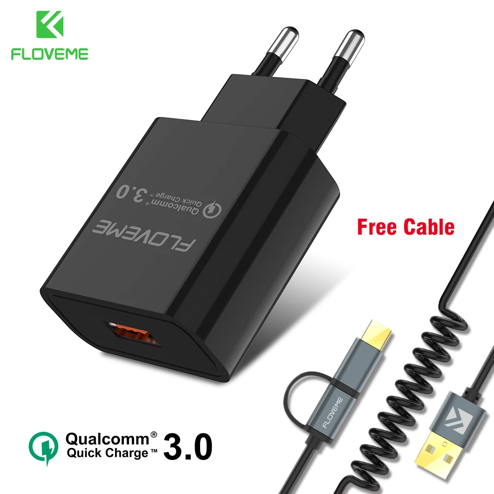imágenes para Qualcomm FLOVEME Cargador Universal USB de Carga Rápida 3.0 (Carga rápida 2.0 Compatible) rápido Cargador de Teléfono Para Samsung Xiaomi HTC imágenes para Qualcomm FLOVEME Cargador Universal USB de Carga Rápida 3.0 (Carga rápida 2.0 Compatible) rápido Cargador de Teléfono Para Samsung Xiaomi HTC