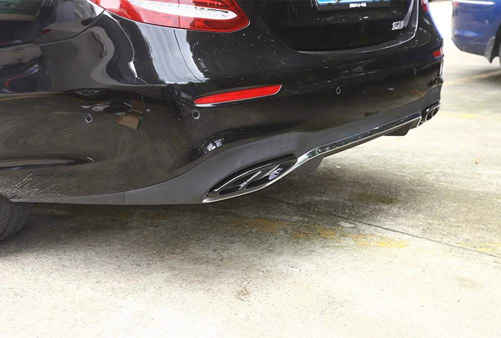 Совершенно новое обновление для Mercedes Benz GLC GLE GLS A B C E класс C207 W205 купе W176 W212 W213 выхлопной трубы автомобиля крышка отделка