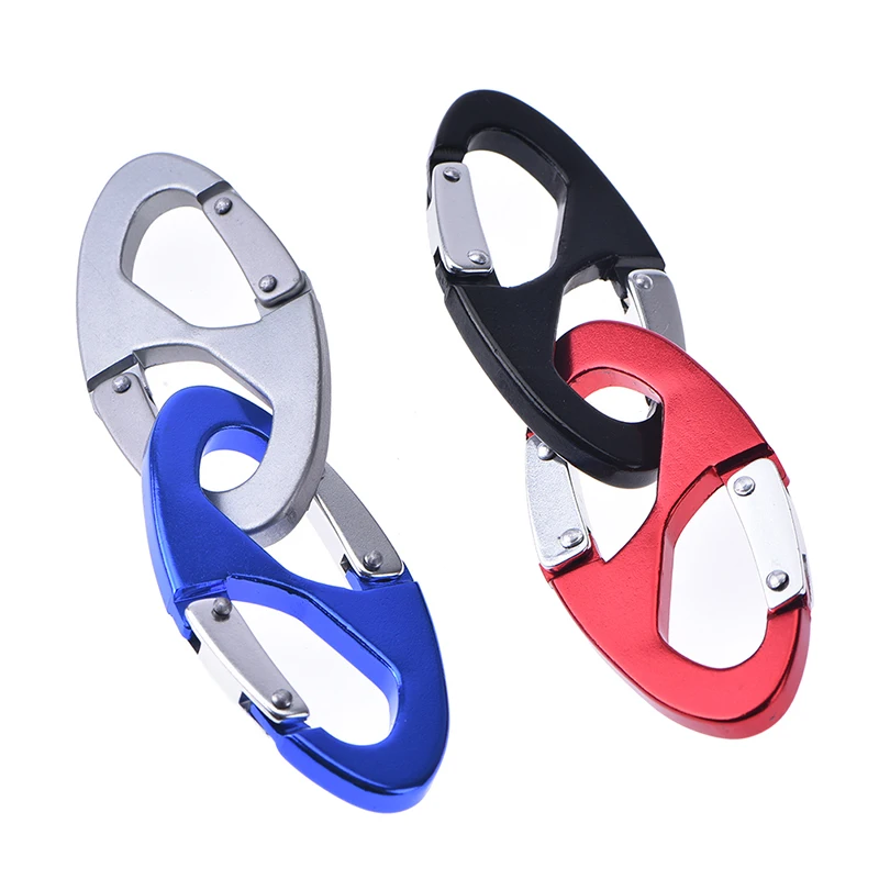 

1pc S type backpack clasps climbing carabiners edc keychain camping bottle hook