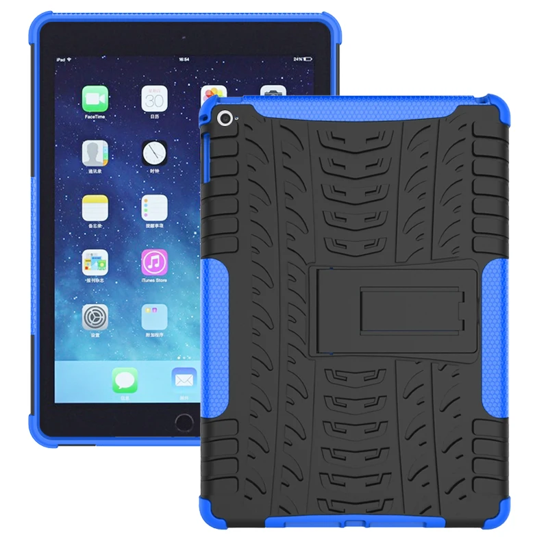 

Shockproof Tablet Case for coque iPad Air iPad 5 Case for iPad Air / iPad 5 9.7 inch Cover + Free Stylus