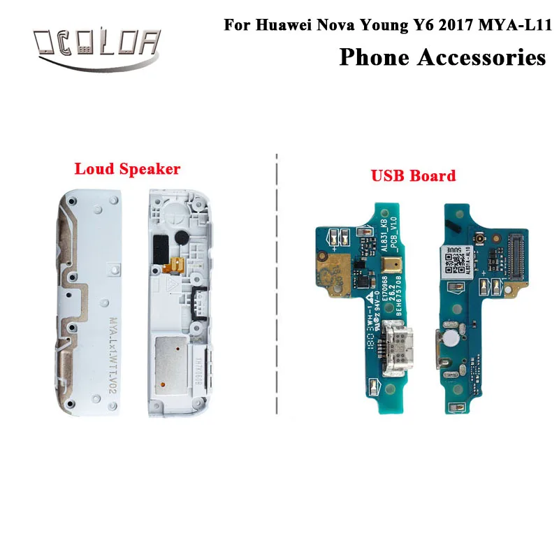 Ocolor для huawei Nova Young Y6 MYA-L11, USB плата, USB разъем, плата контроллера заряда, Громкая запасная часть для ремонта