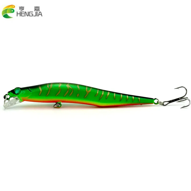 1 шт. 12 см 10 г 6 # крюк дайвинг пластиковые minnow рыболовные приманки воблер форель