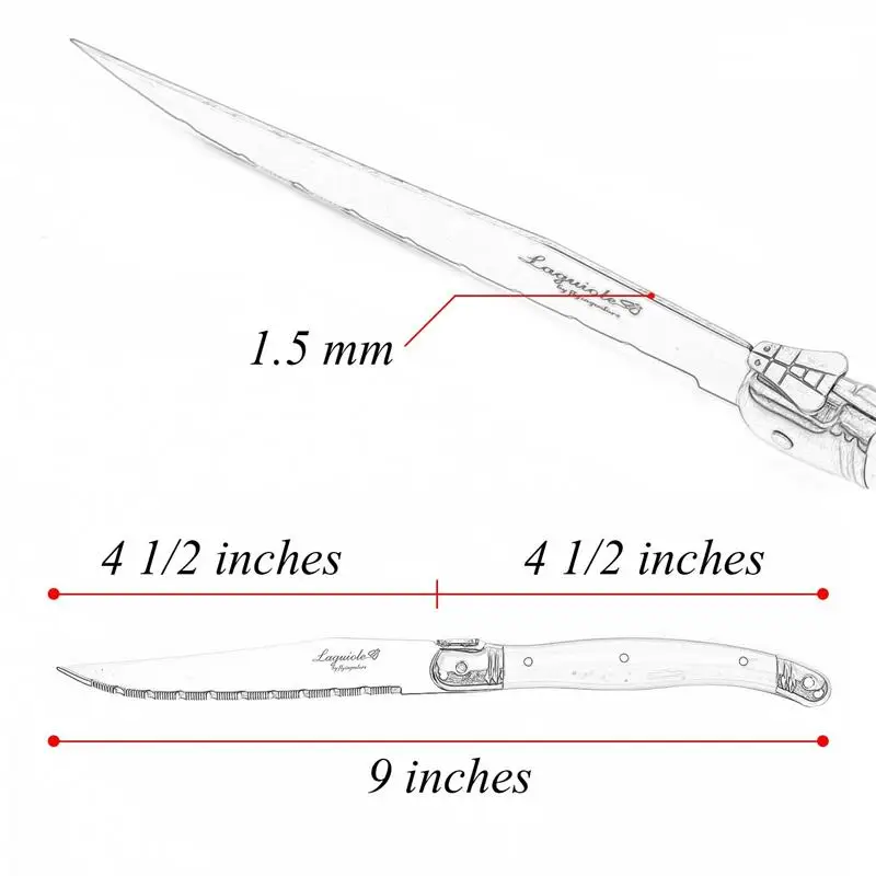 laguiole steak knife set  (6)