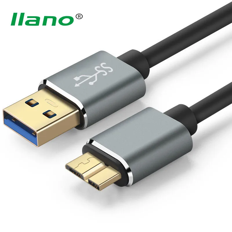 llano USB 3 0 Type A Micro B USB3 0 Data Sync Cable Cord for font