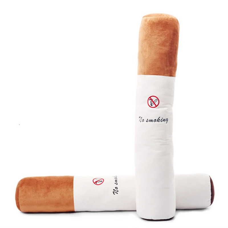 

40cm 60cm 80cm Cigarette Shape Father's Day Gift Cushion No Smoking Pillow With Core Home Office Toys Cushion Gift For Boyfriend