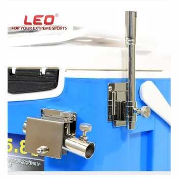 

Box Three-piece Fishing Rod Holder Stainless Steel fishing Nets Stent Pull bait plate Stent Multifunction Outdoors Fishing tools